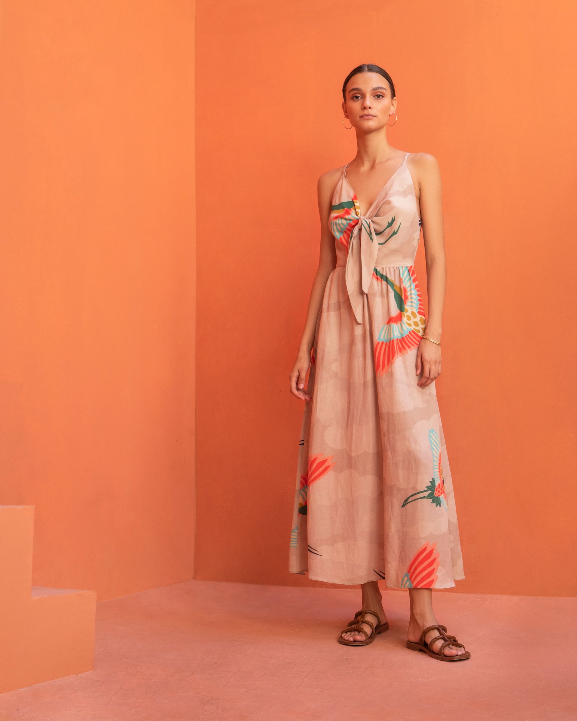 Moutaki ARDEIDAE KNOT DRESS - Vesta Donna