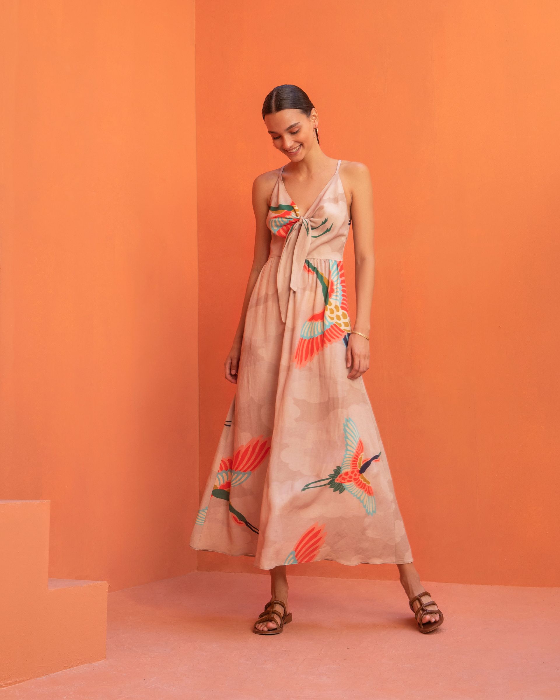 Moutaki ARDEIDAE KNOT DRESS - Vesta Donna