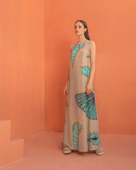 Moutaki SEASHELL SIMPLE DRESS - Vesta Donna