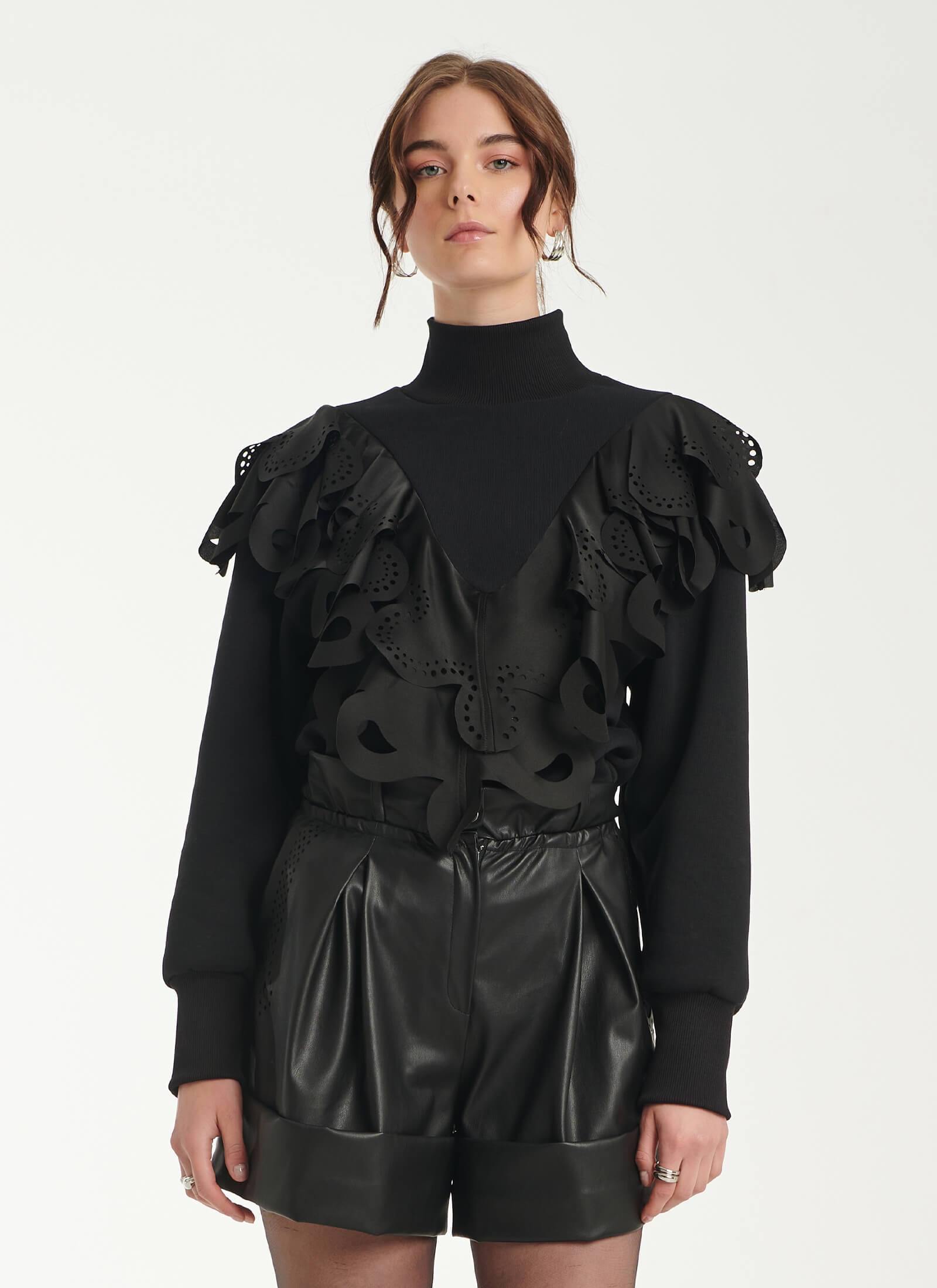 Cutcuutur RUFFLED Sweatshirt - Vesta Donna