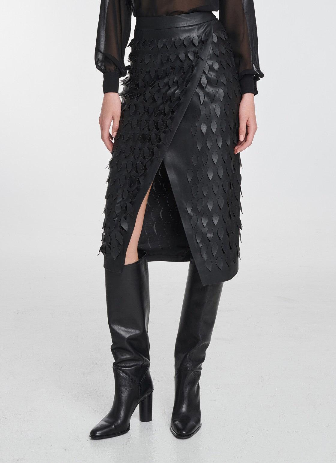 MIDI WRAP SKIRT - Vesta Donna