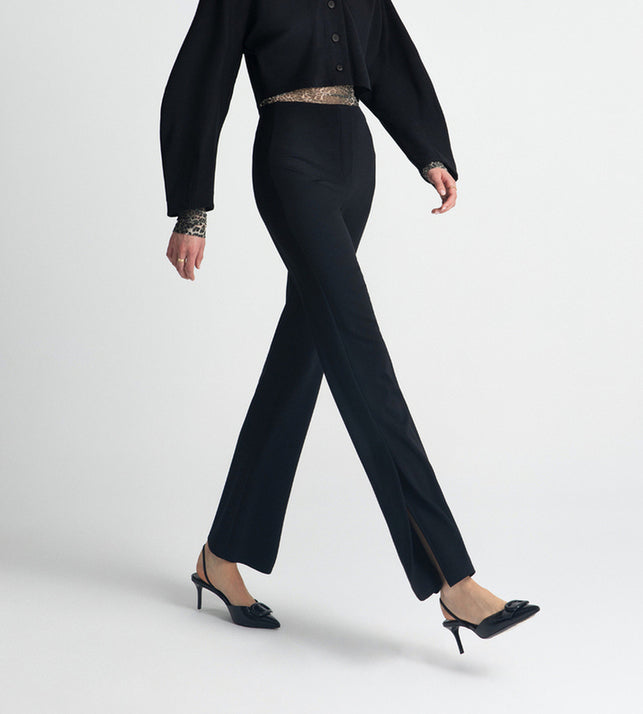 MAIA FLARE PANTS BLACK