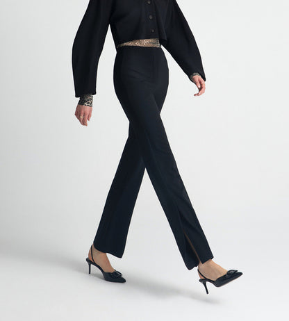 MAIA FLARE PANTS BLACK