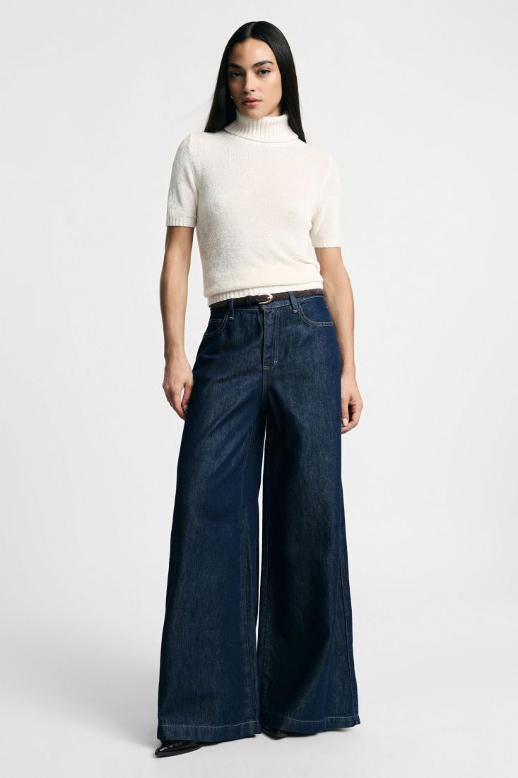 ELENA WIDE DENIM PANTS