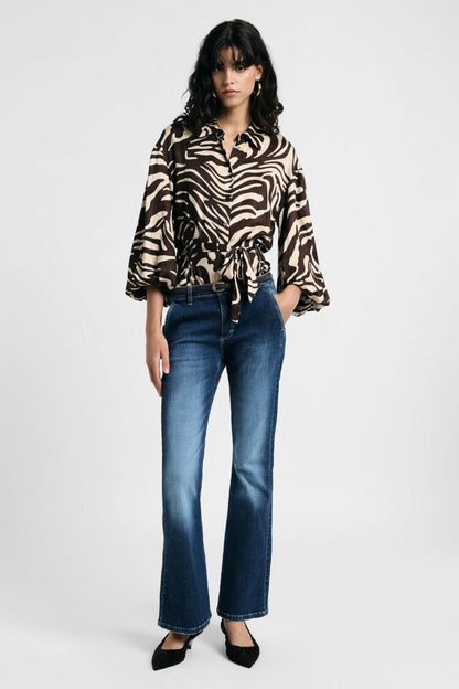 SIENNA FLARE DENIM PANTS