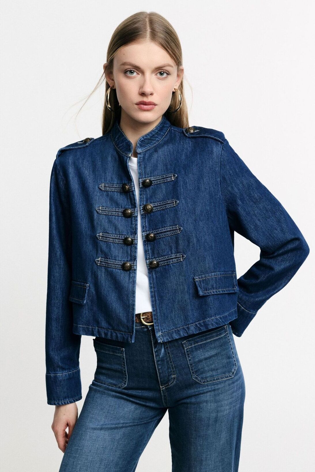  KASIDY DENIM JACKET - Vesta Donna 