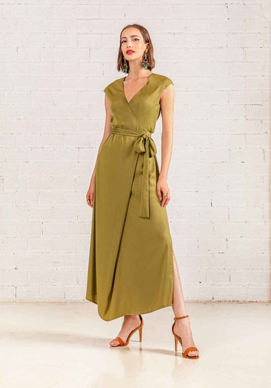 FARLAH WRAP DRESS - Vesta Donna