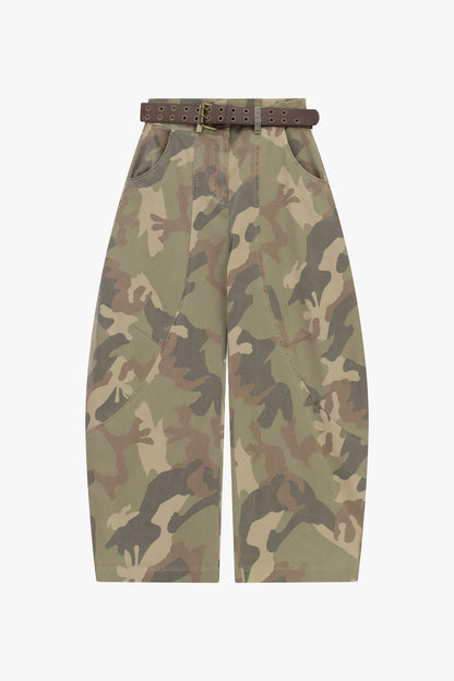 CAMO SLOUCHY PANTS