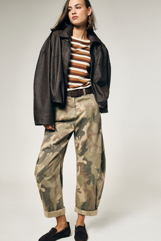CAMO SLOUCHY PANTS