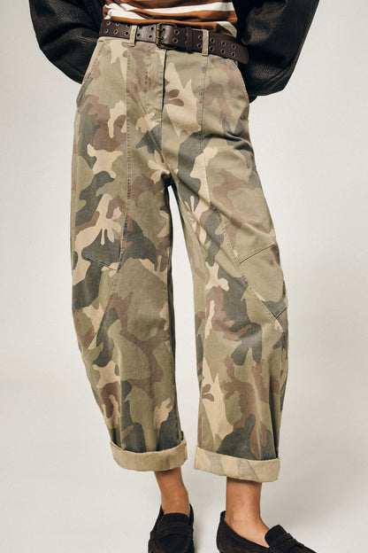 CAMO SLOUCHY PANTS