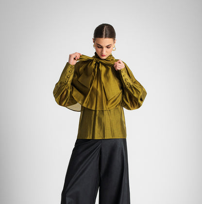  WILMA SHIRT OLIVE - Vesta Donna 