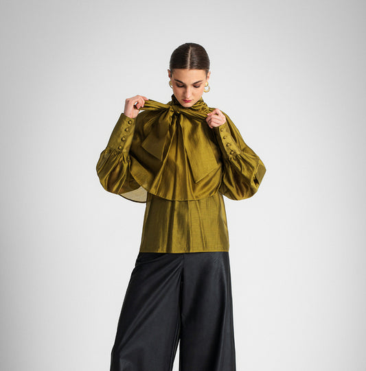  WILMA SHIRT OLIVE - Vesta Donna 