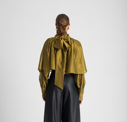  WILMA SHIRT OLIVE - Vesta Donna 