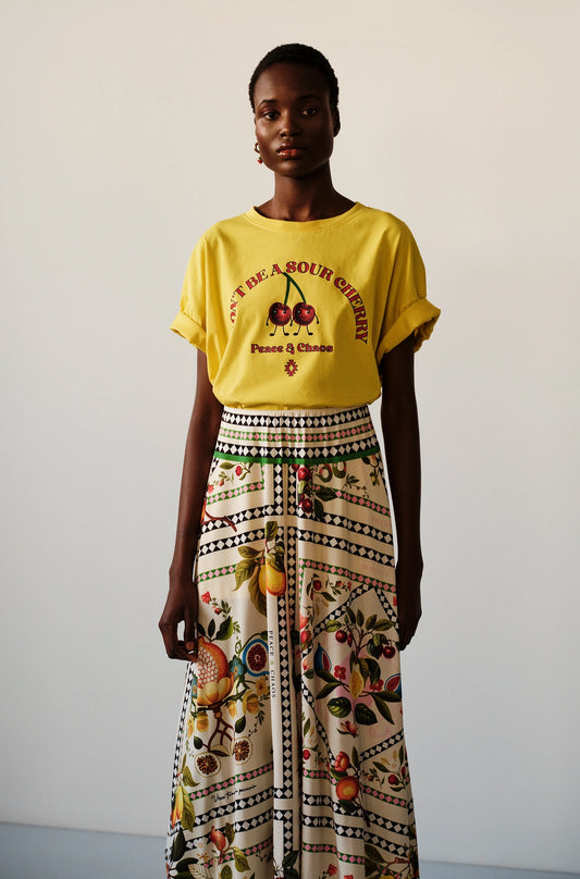  TUTTI-FRUTTI LONG SKIRT - Vesta Donna 