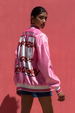 NO SIGNAL JACKET PINK