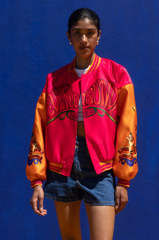 UNBOTHERED JACKET FUCHSIA