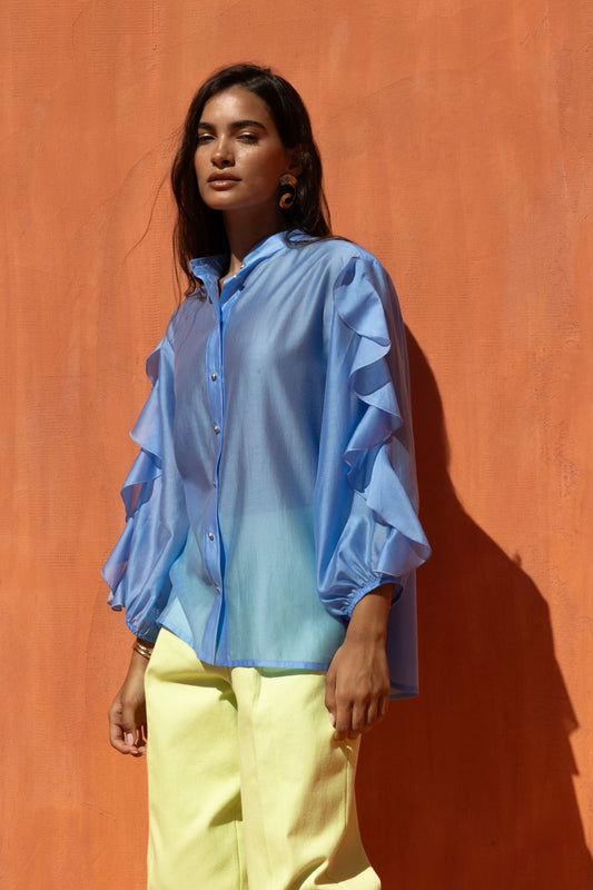 OCEAN MIRAGE SHIRT CIEL