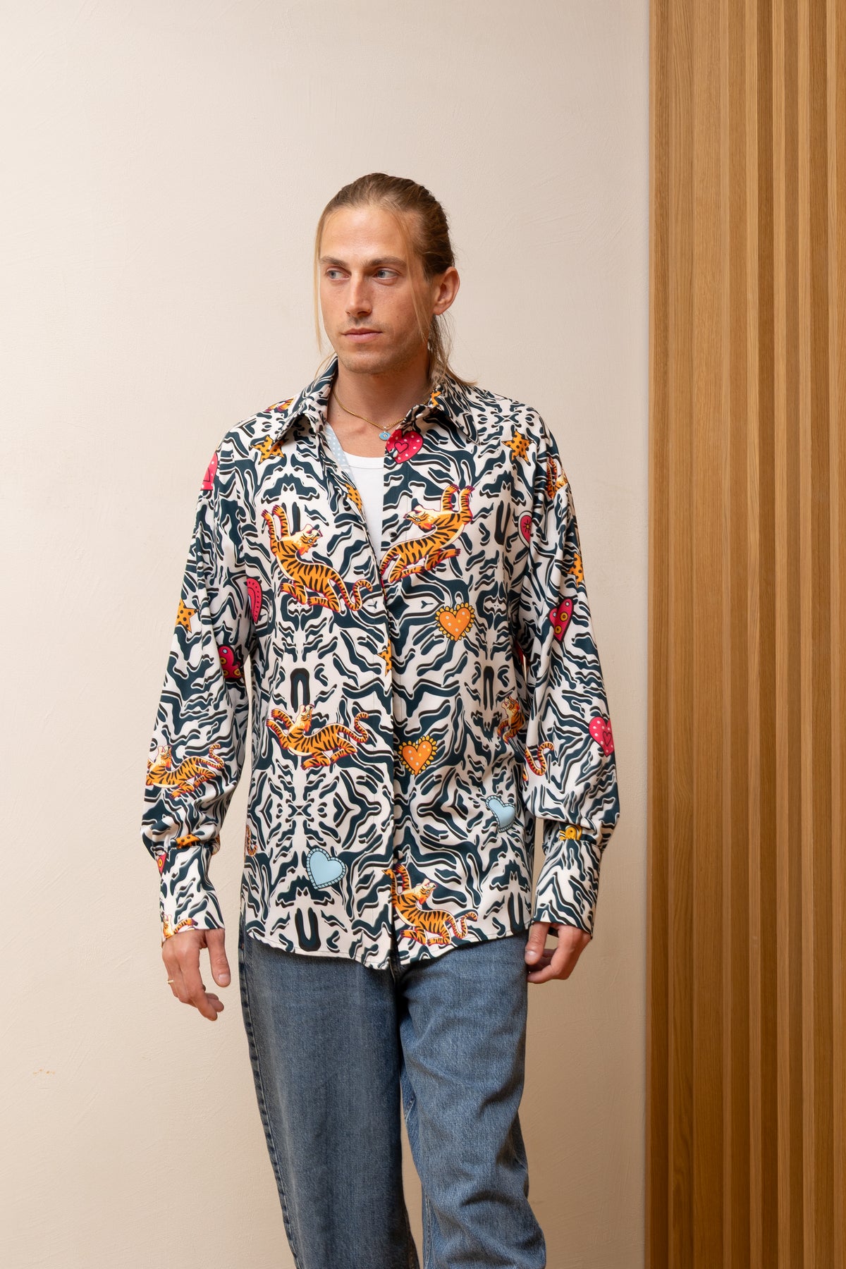 WILD HEART PRINT SHIRT