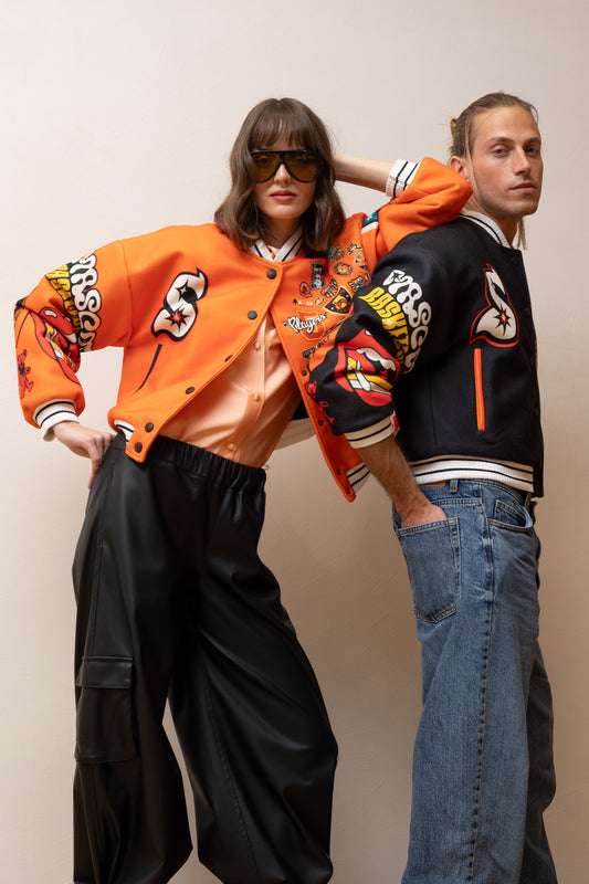 ELAN CROP JACKET ORANGE