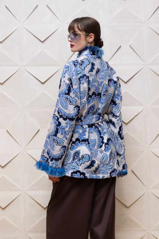  ARIE CARDIGAN BLUE - Vesta Donna 