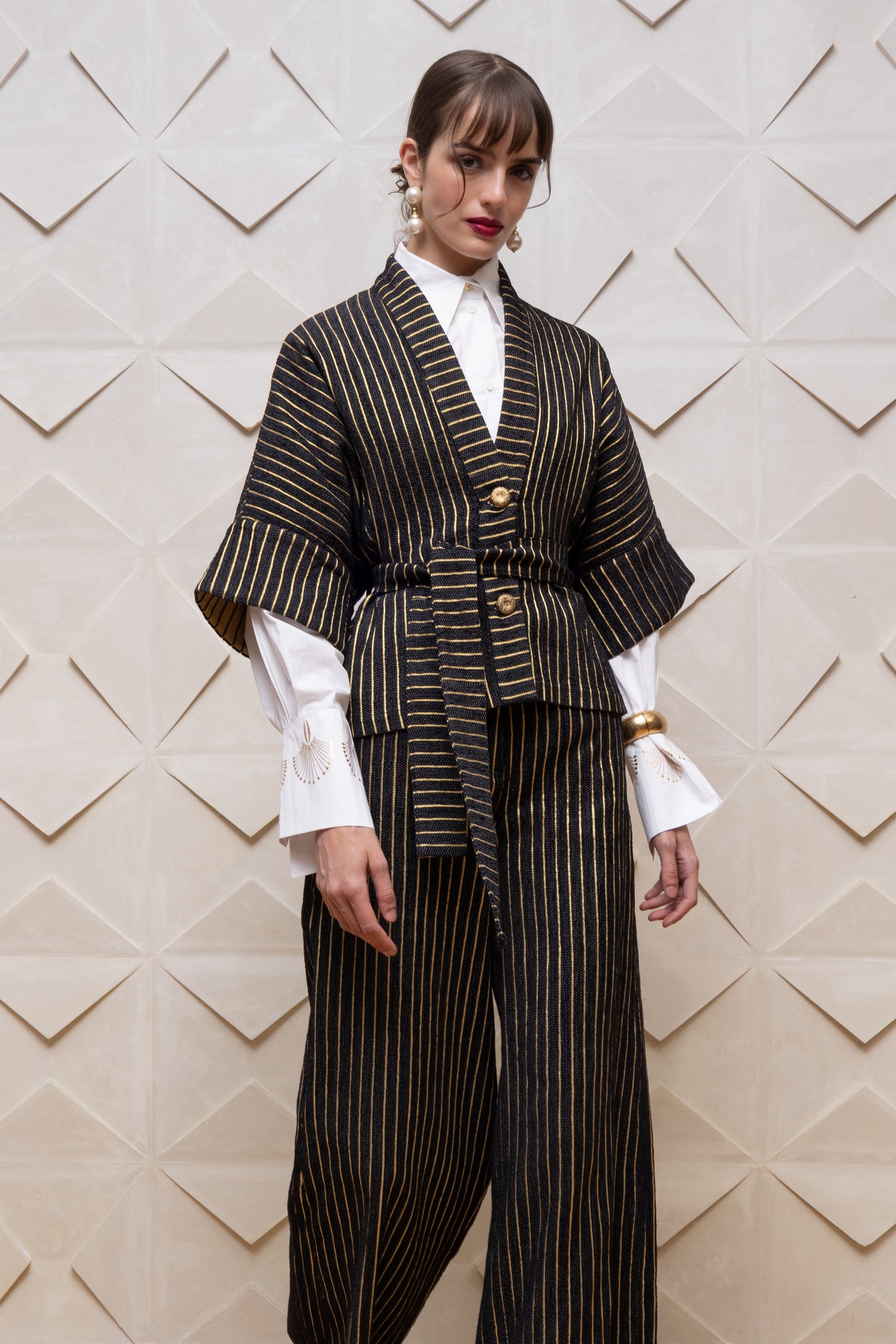GOLDEN STRIPE SUIT