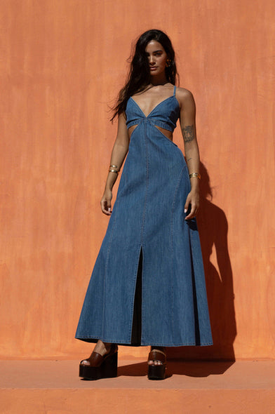 SERENE DENIM DRESS