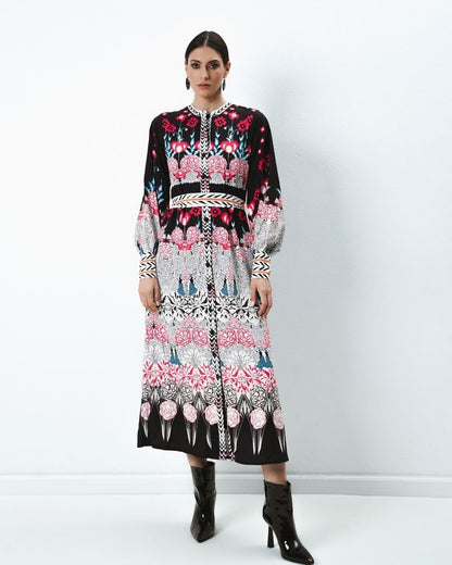  WINTER BLOOM DRESS - Vesta Donna 