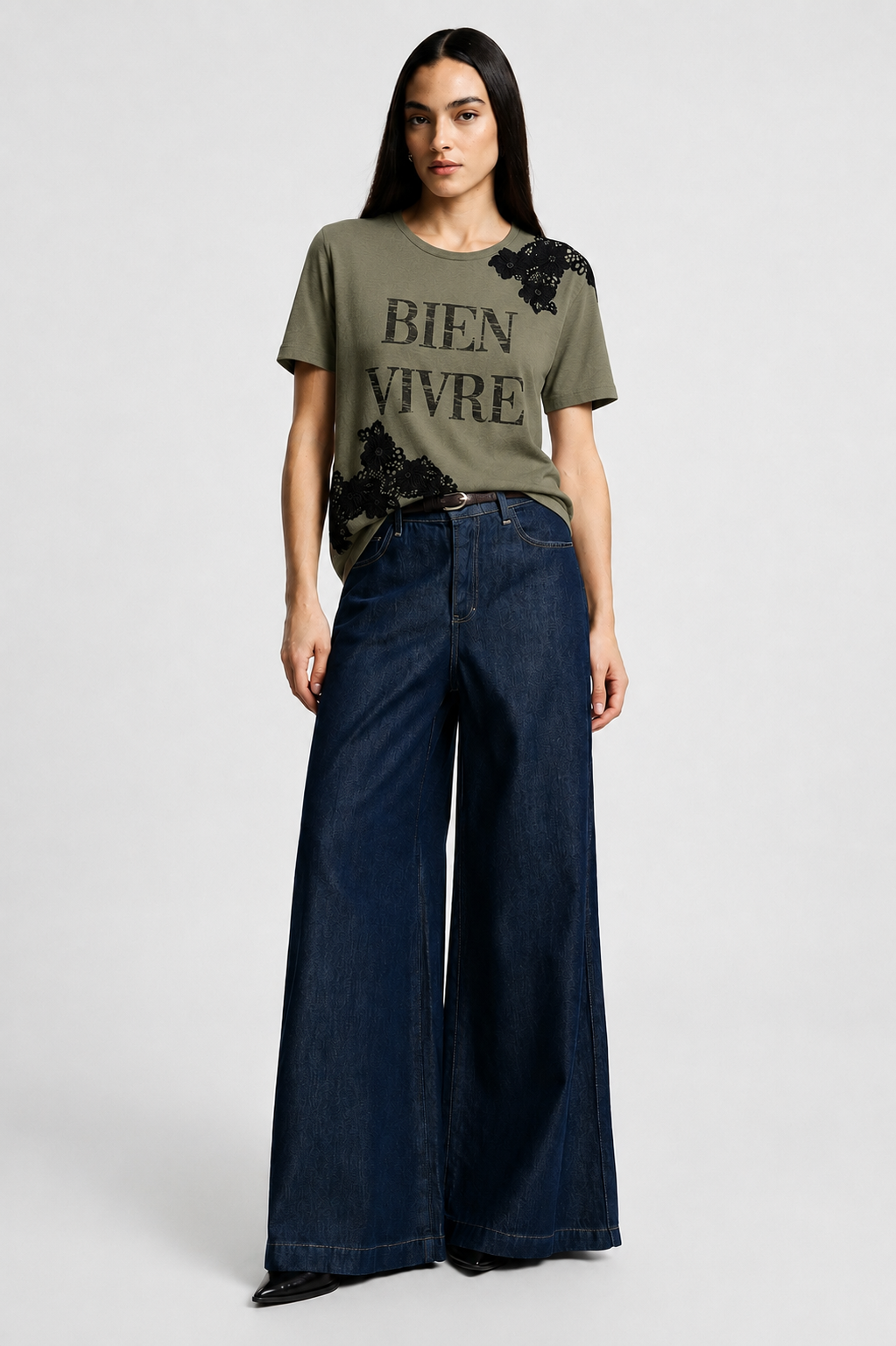 AMELIE BIEN VIVRE T-SHIRT KHAKI
