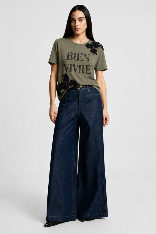 AMELIE BIEN VIVRE T-SHIRT KHAKI