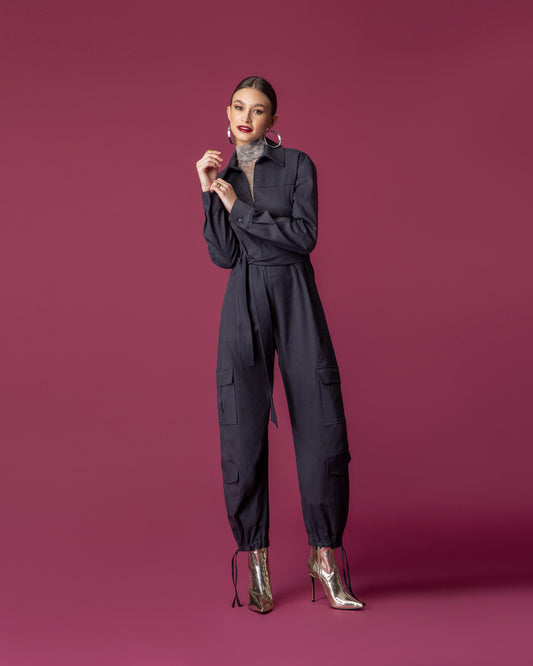 ZENAIDA JUMPSUIT GREY