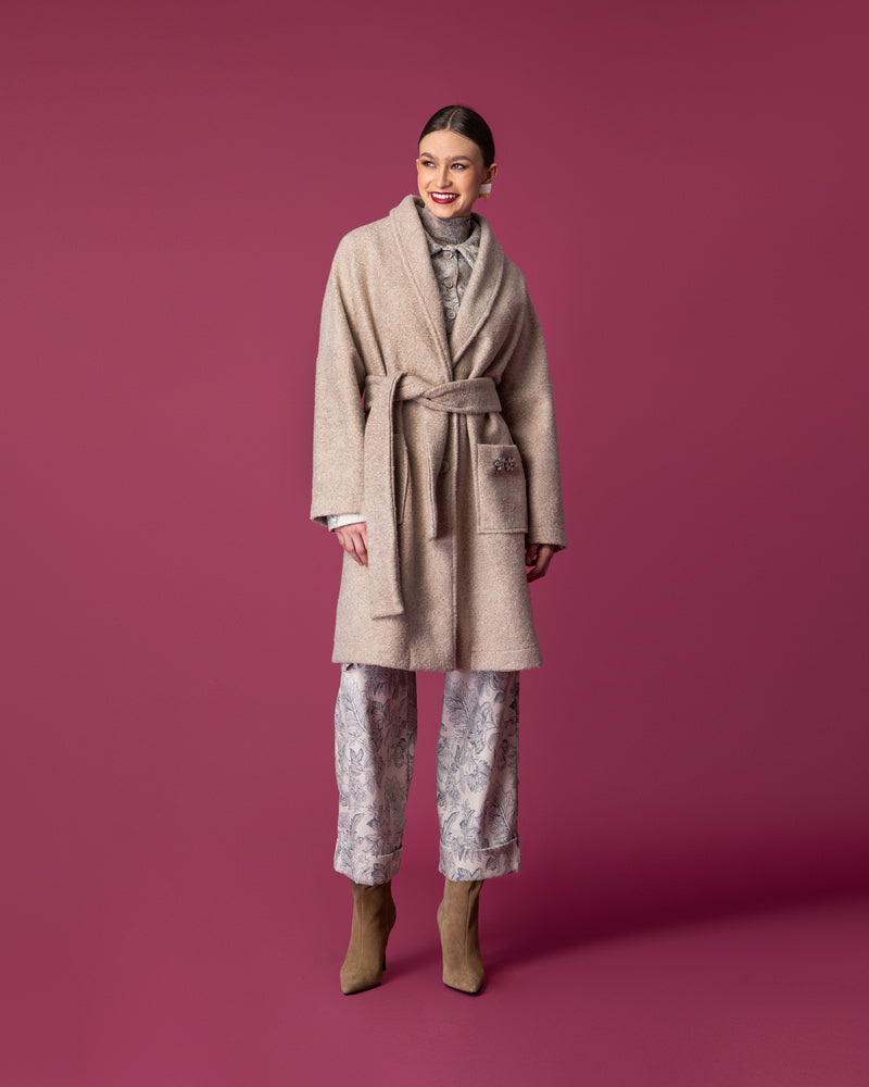 AURORA COAT BEIGE