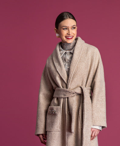 AURORA COAT BEIGE