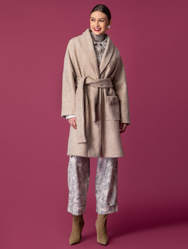 AURORA COAT BEIGE