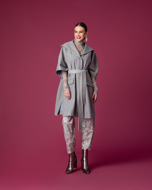 HAZEL COAT GREY