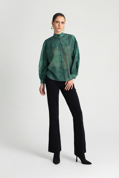  LISA SHIRT GREEN - Vesta Donna 