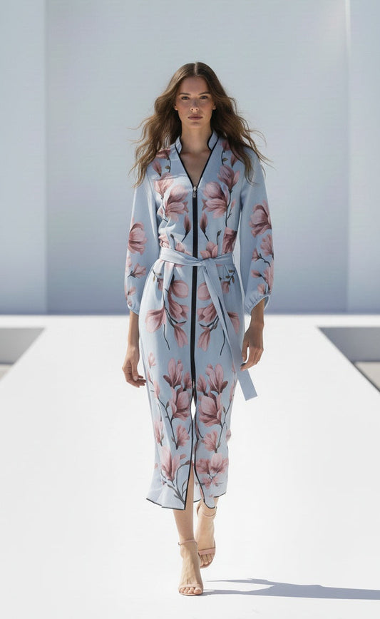 BLUE BLOSSOM LONG DRESS