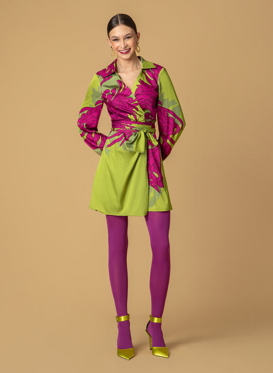 PAIGE WRAP DRESS - Vesta Donna