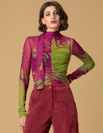 BLAIR MESH TOP - Vesta Donna