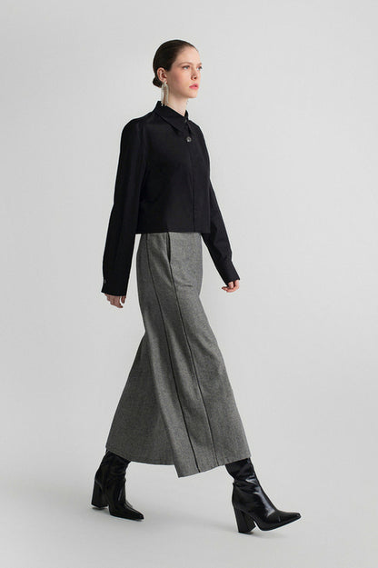  ANNETTE SHIRT BLACK - Vesta Donna 