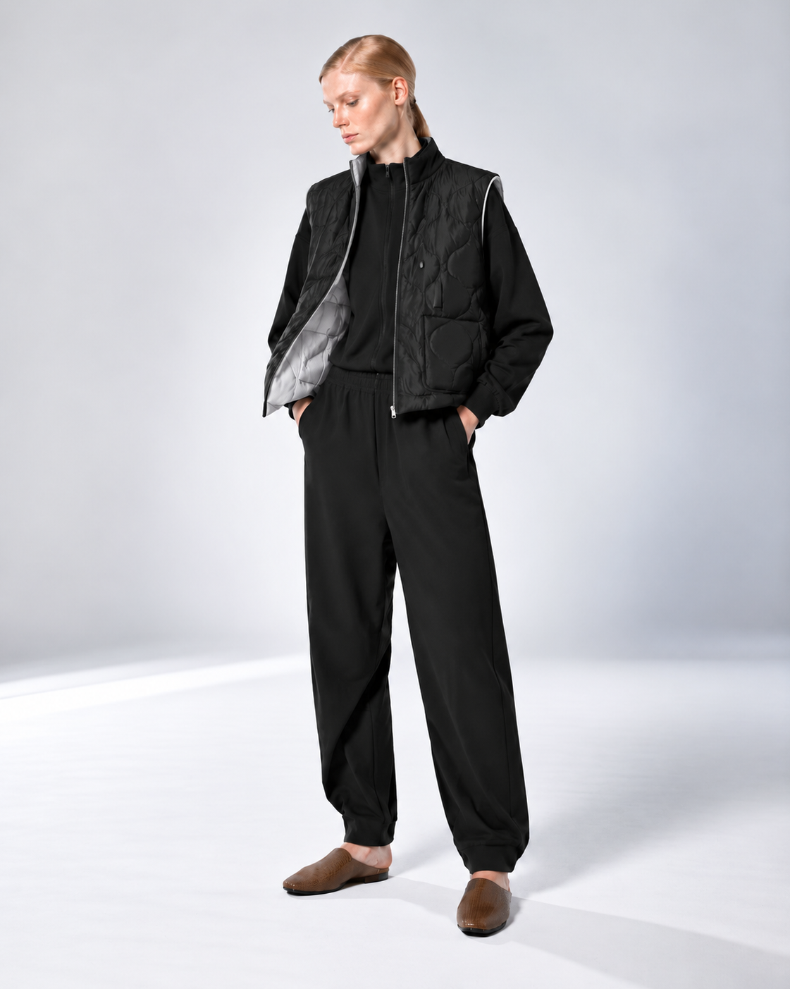 GINER JACKET BLACK GREY
