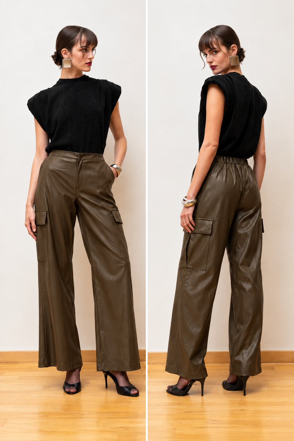  ALEXA PANTS OLIVE - Vesta Donna 