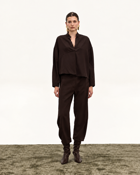  KULI TOP BROWN - Vesta Donna 