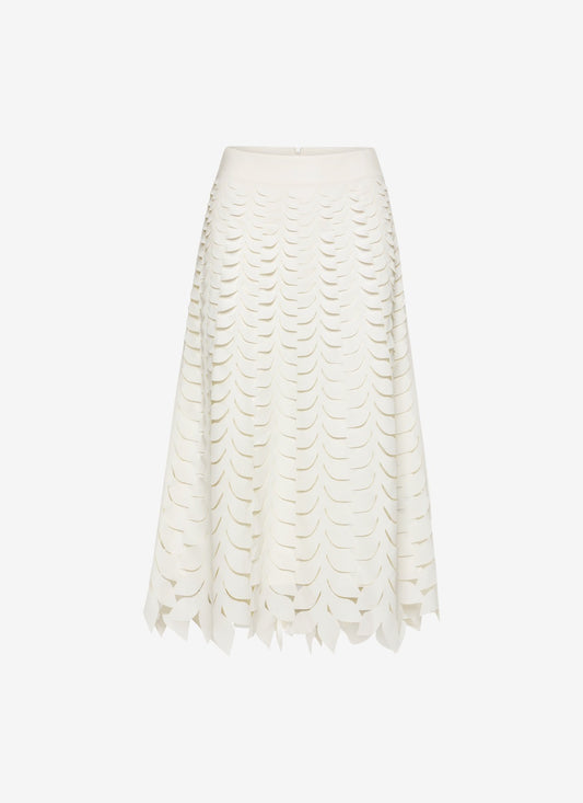 LUISA MIDI SKIRT A-LINE WHITE