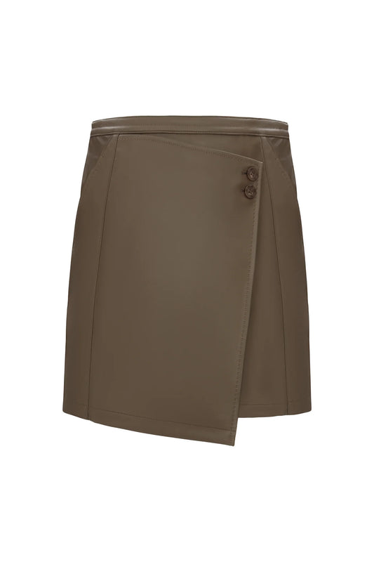 ONIA ECO LEATHER SKIRT