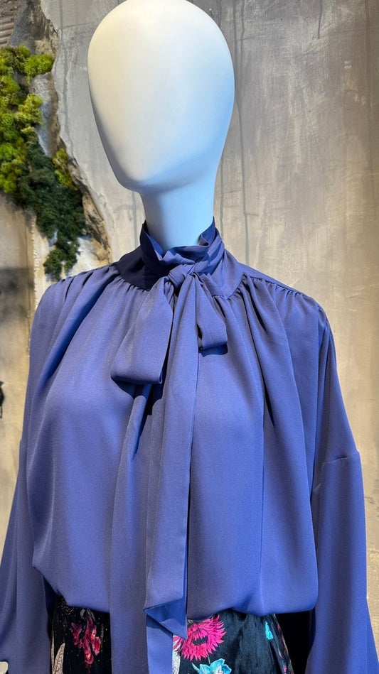  MANI SHIRT BLUE - Vesta Donna 
