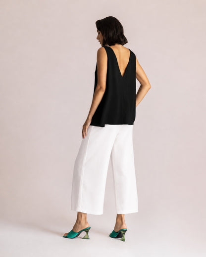 KELLY SLEEVELESS TOP BLACK