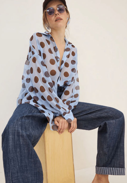 GLADIS SHIRT BIG POLKA DOT