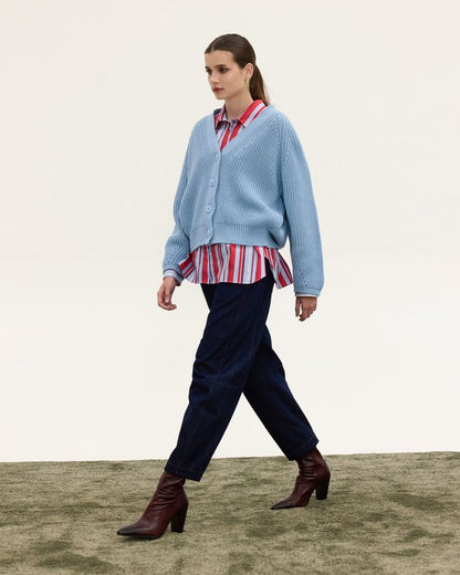 BARREL DENIM PANTS