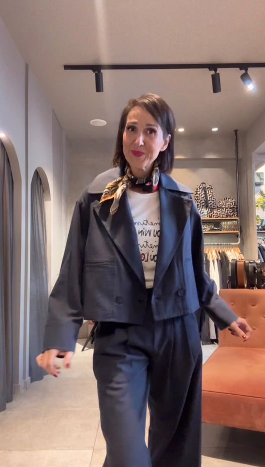 MARLEN SET NAVY BLUE