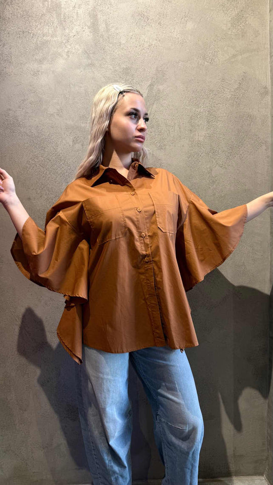 SUZIE SHIRT CHOCOLATE